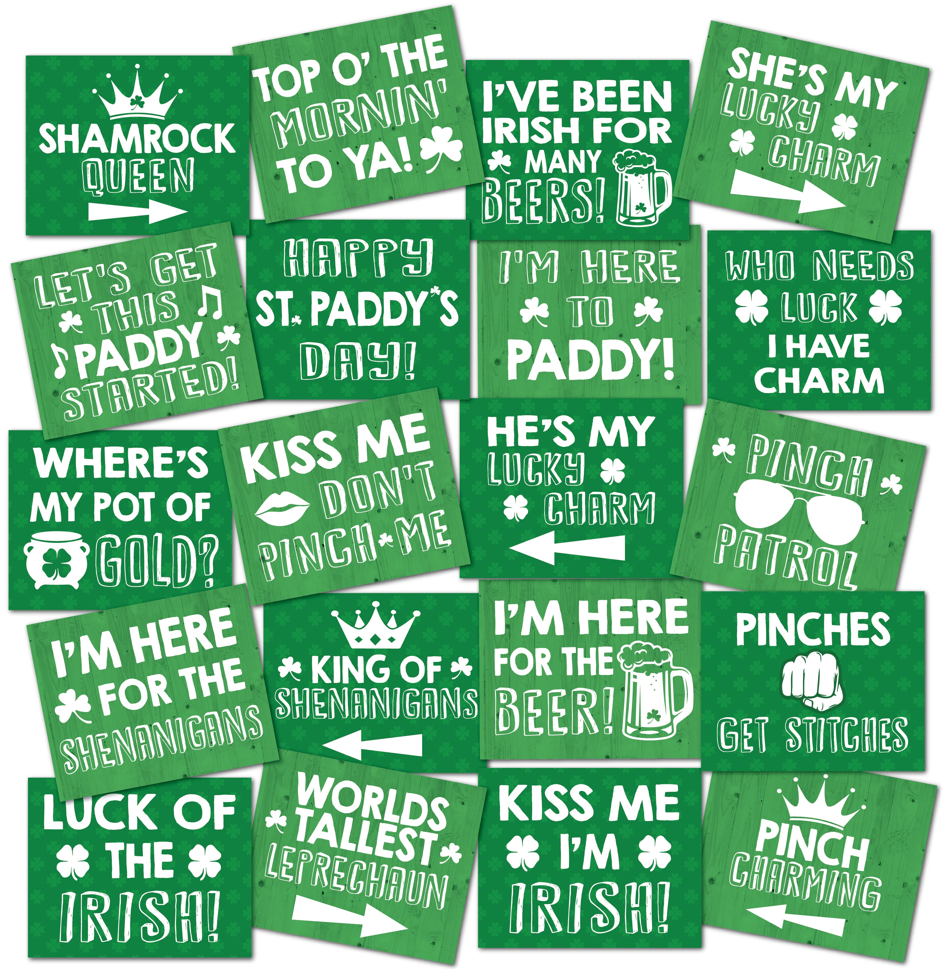 St. Patrick’s Day Photo Booth Props